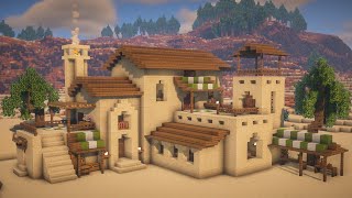 Minecraft How To Build A Desert House Tutorial [upl. by Darrell]