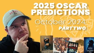 2025 OSCAR PREDICTIONS  October 2024  Part Two Tech Categories [upl. by Luise932]