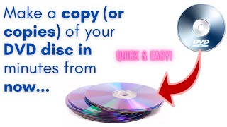 How to make a copy of your DVD disc quickly amp easily PC amp Mac [upl. by Ydnab420]