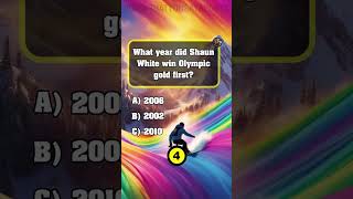 Shaun Whites Olympic golds quiz shaunwhite olympics goldmedals quiz shorts [upl. by Warfore]