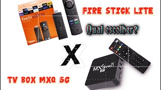 Amazon FIRE Stick VS TV BOX MXQ 4K 5G [upl. by Hairam77]