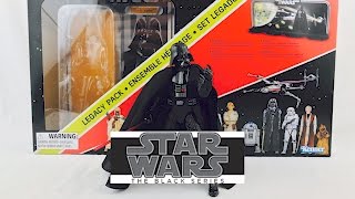 Star Wars The Black Series 40th Anniversary Darth Vader Legacy Pack Review [upl. by Einneg]