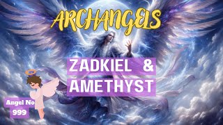 Archangel Zadkiel amp Amethyst  Angel number 999 [upl. by Nolaj159]