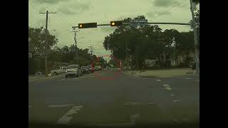 Florida Driver Uses Turn Lane at Intersection to Pass Entire Line of Cars [upl. by Aivon806]