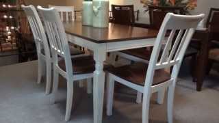 Ashley Whitesburg Rectangular Dining Table Set Review [upl. by Einhoj981]