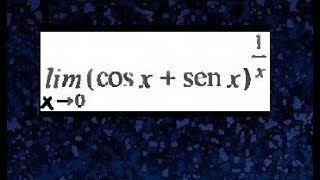 Limites de funciones exponenciales limites con exponentes con funciones trigonométricas [upl. by Becky]