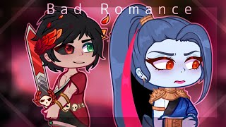 Bad Romance  Gacha Club  Megaera x Zagreus [upl. by Atnoid778]