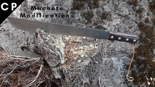 Making a Machete Handle  Work on The Blade [upl. by Standice]