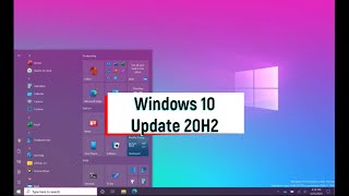 Windows10 Update 20H2 [upl. by Ynahteb]