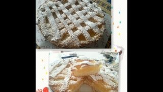 CROSTATA DI PASTA FROLLA SENZA BURRO CON CREMA DI LIMONE ALLACQUA [upl. by Marcia689]