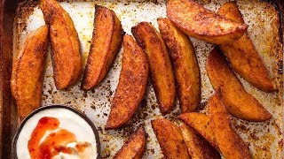 Seasoned Baked Potato Wedges [upl. by Midian810]