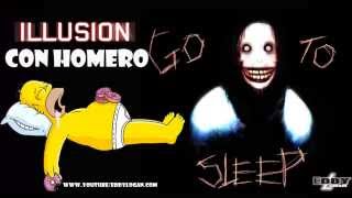 JEFF KILLER con HOMERO SIMPSON Especial de HALLOWEEN [upl. by Miuqaoj318]