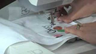 Learn how to place embroidery designs perfectly on a table runner embroidery blank [upl. by Philander639]