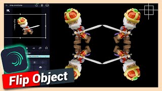 Flip Horizontally or Vertically  Alight Motion Tutorial [upl. by Savior494]