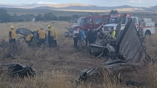 Reno air race crash 2 pilots die in midair collision [upl. by Emerald51]