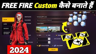 Custom kaise Banate hain  custom kaise banaen  free fire custom kaise banate hain [upl. by Frick]