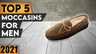 Best Moccasins For Men 2022  Top 5 Moccasins For Men [upl. by Yarezed70]