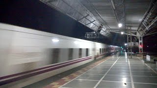 TALGO HIGH SPEED 140 KMPH TRIALS INDIA DELHI MUMBAI SKIPPING PALGHAR AT FULL SPEED [upl. by Ykcim]