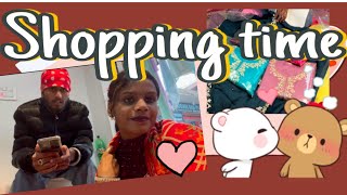 Assi gye shopping krn 😁❤️  viah diya tiyariya hoyia shuru 🥳🥳👍😄  check full vlog [upl. by Noyes]