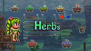 Terraria 13 Farm Herbs สมุนไพร [upl. by Rebane]