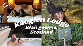 Kaoglen Lodge Blairgowrie Scotland  Dog Friendly Hotel  Our Holiday With Three Dachshunds [upl. by Ahsenod706]