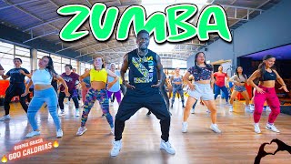 ZUMBA Fitness Baile ejercicio Avanzado 🔥 CLASE COMPLETA [upl. by Jehial]