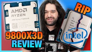 RIP Intel AMD Ryzen 7 9800X3D CPU Review amp Benchmarks vs 7800X3D 285K 14900K amp More [upl. by Nnazus]