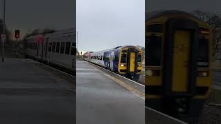 158843 arriving at Saltburn on the 201124 saltburn train trainspotting class158 [upl. by Sandell]