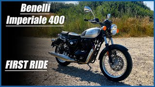 Benelli Imperiale 400  First Ride [upl. by Lliw]