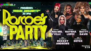 Roxxxy Andrews amp Detox  Roscoes RuPauls Drag Race Season 16 Viewing Party [upl. by Derfniw505]