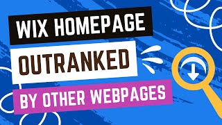 Secondary Wix Pages Outranking Your Wix Homepage in Search Results [upl. by Irahcaz235]