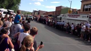 Funeral Procession for the 19 Granite Mountain Hotshots LostPrescott AZ [upl. by Pomfret]