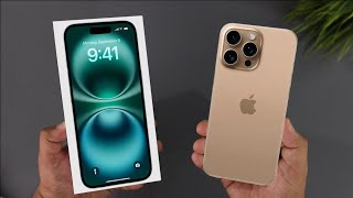 Apple iphone 16 pro max unboxing Hand on First look [upl. by Blinny781]