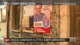 Sicilia eletto e arrestato  Agorà 09112017 [upl. by Isadora]