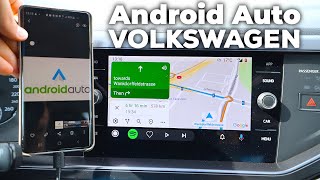 Volkswagen Android Auto 2021 Demonstration Multimedia System [upl. by Ahsele]