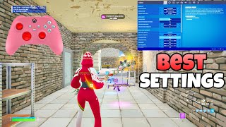 Smooth Xbox Player 🥵  BEST Controller Settings For Fortnite [upl. by Alyahsat]