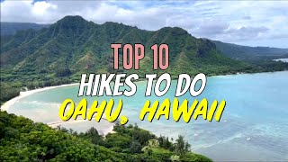 Top 10 Hikes in Oahu Hawaii [upl. by Lorollas]