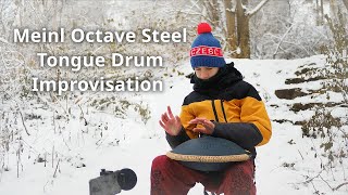 Improvisation on the Octave Steel Tongue Drum D Amara  Meinl Sonic Energy [upl. by Ayanej]