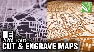 How To Laser Cut amp Engrave City Maps  CorelDRAW [upl. by Champ819]