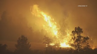 California Wildfires Park Fire near Chico explodes overnight as evacuations expand in Butte Tehama [upl. by Euqirne]