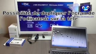 Lécran du téléphone sur la TV  Clé HDMI EZCast  Chromecast [upl. by Adirf723]