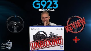 LOGITECH G923 TRUEFORCE UNBOXING  REVIEW [upl. by Nevin]