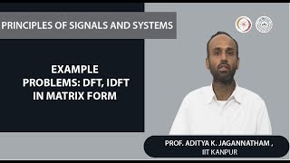 Example Problems DFT IDFT in Matrix form [upl. by Arikat662]