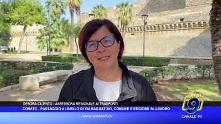 Corato  Passaggio a livello di via Bagnatoio Comune e Regione al lavoro [upl. by Yemane]