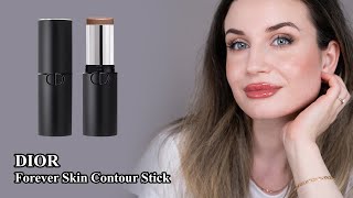 DIOR  Forever Skin Contour Stick  01 Light  Makeup Review [upl. by Nnyl294]