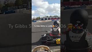 That speed difference is INSANE 🤯🚀 karting nascar tygibbs racing gokart kartingfun slow [upl. by Tallbott]