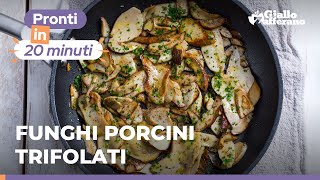 FUNGHI PORCINI TRIFOLATI la RICETTA PERFETTA e SUPER SEMPLICE🥰🍄 [upl. by Creight91]