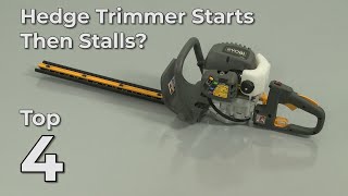 Top Reasons Hedge Trimmer Starts Then Stalls — Hedge Trimmer Troubleshooting [upl. by Emanuel428]