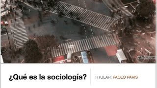 ¿Qué es la sociología 3a parte [upl. by Milks940]