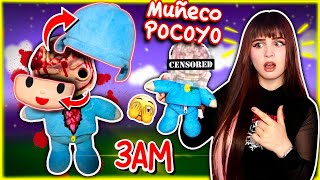 🚫 ABRO MUÑECO POCOYO ATERRADOR 🔪😱 Le quité la cara y es HORRIBLE 😭 [upl. by Lali]